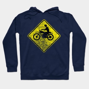 Motorcycle Xing (distressed) Hoodie